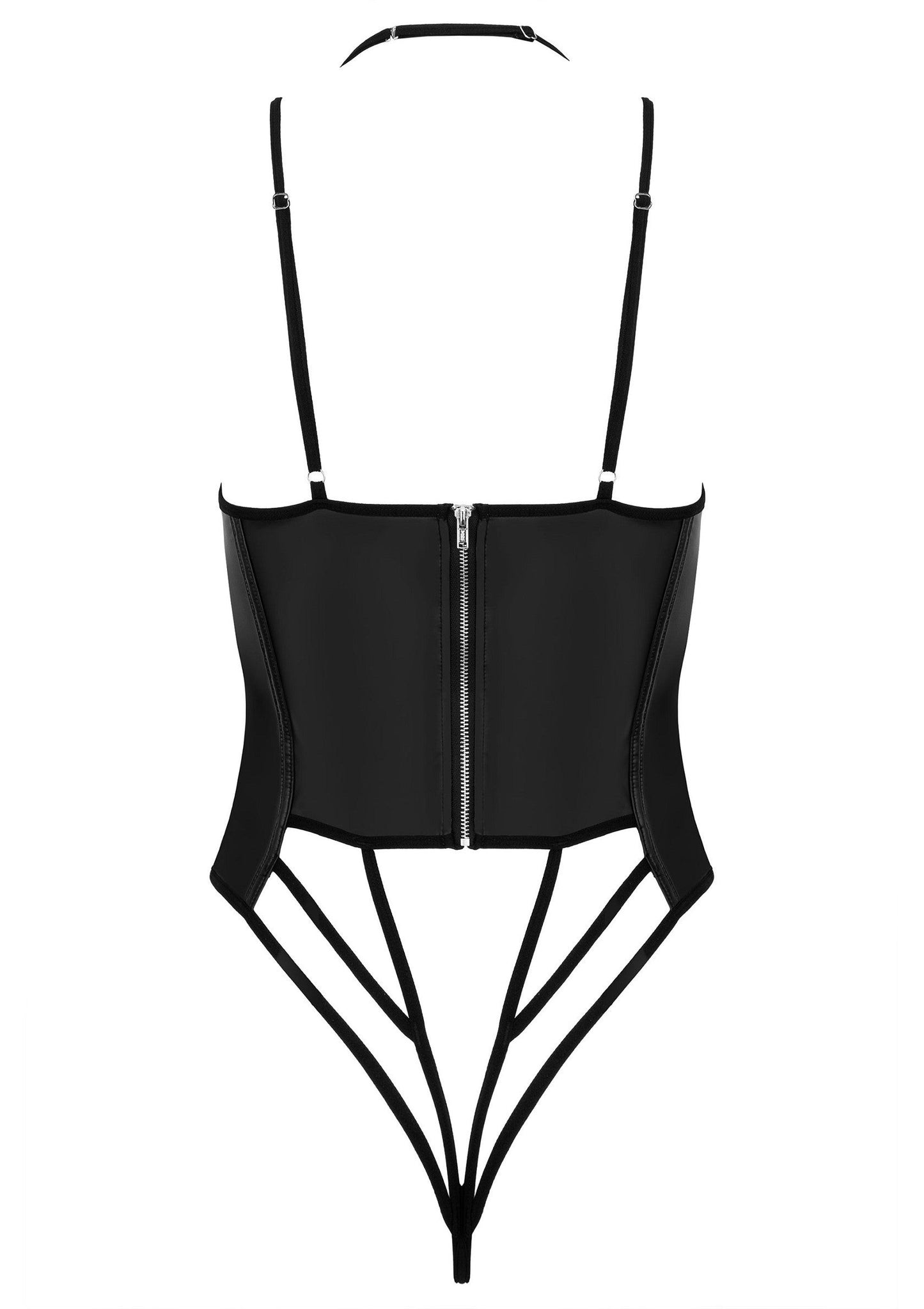 Body erotico g-string wetlook nero kotek