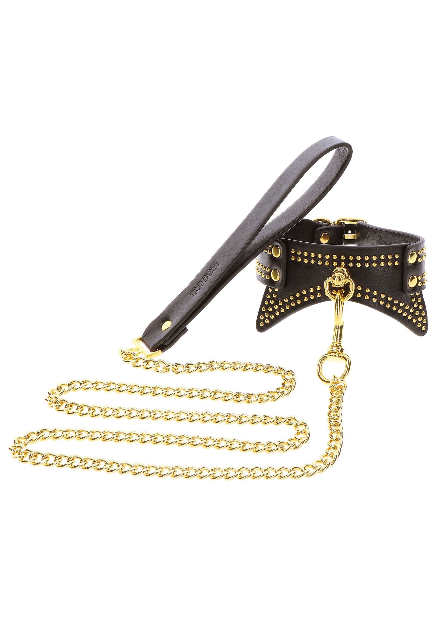 Collare con guinzaglio Studded Collar and Leash
