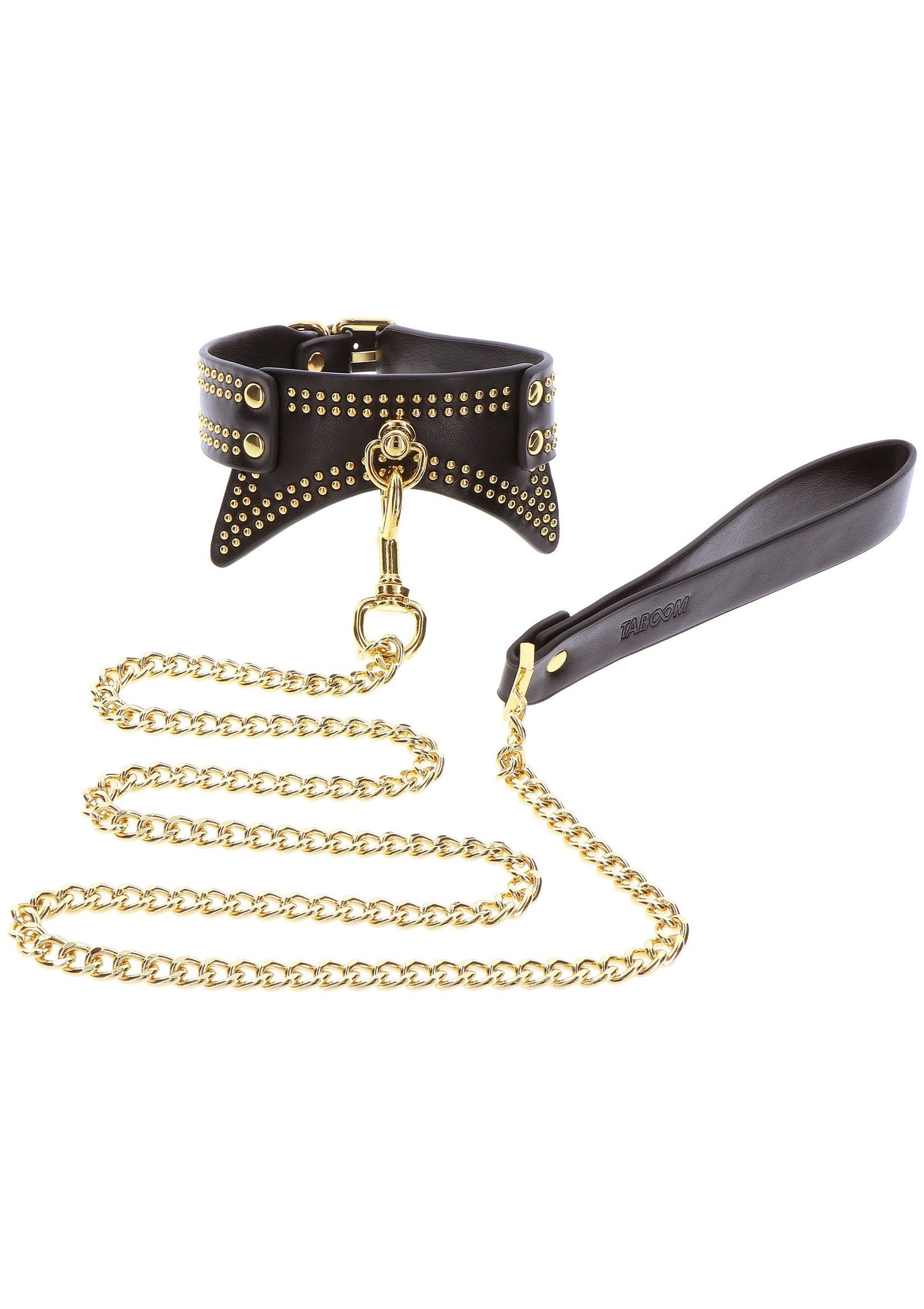 Collare con guinzaglio Studded Collar and Leash