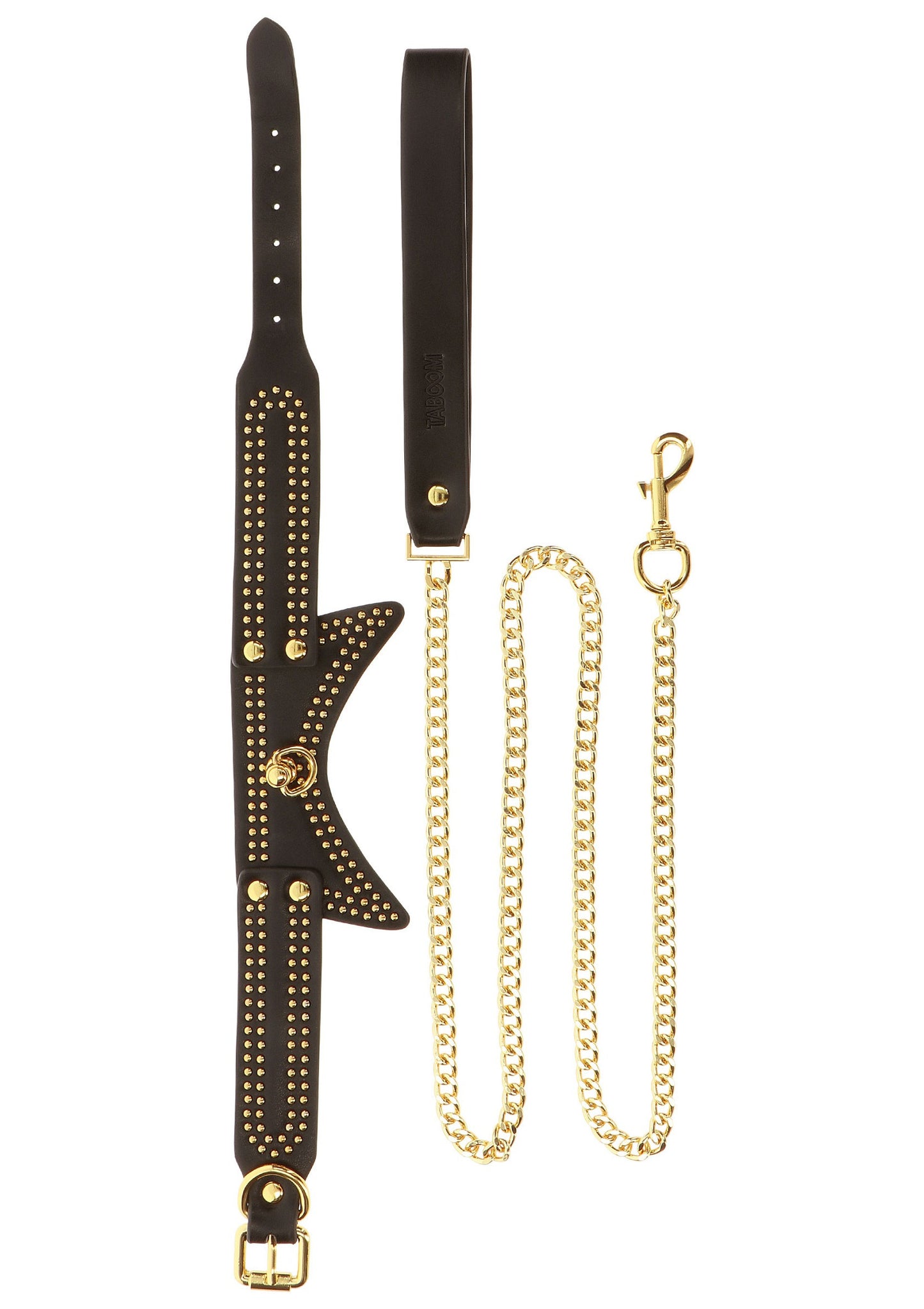 Collare con guinzaglio Studded Collar and Leash