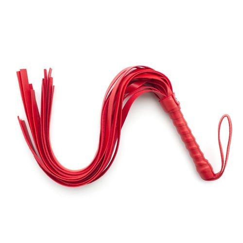 Frusta a frange squash whip red frustino bondage fetish sexy sadomaso set rosso