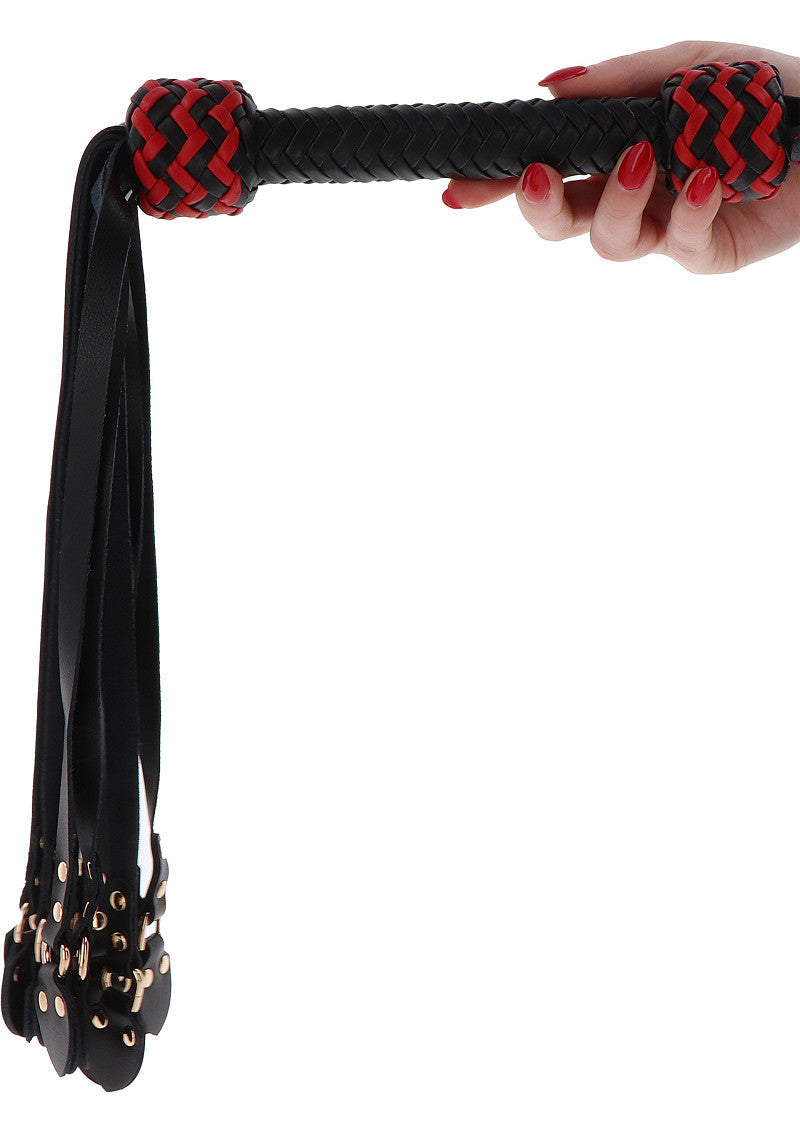 Frusta Cat-o-Nine in vera pelle Hidden Desire Masters