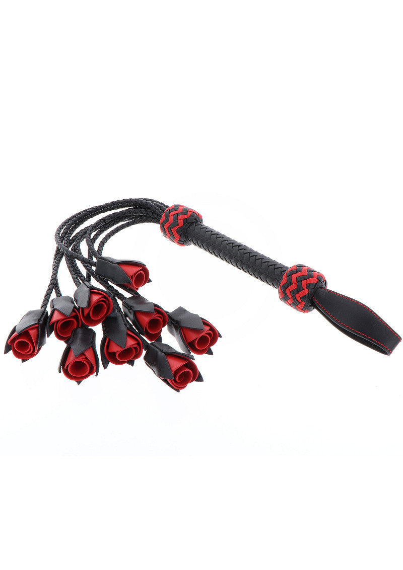 Frusta Con Rose In Vera Pelle Hidden Desire Master