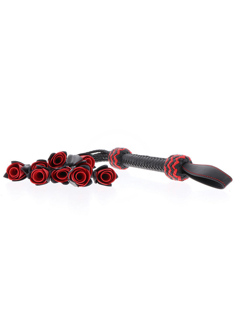 Frusta Con Rose In Vera Pelle Hidden Desire Master