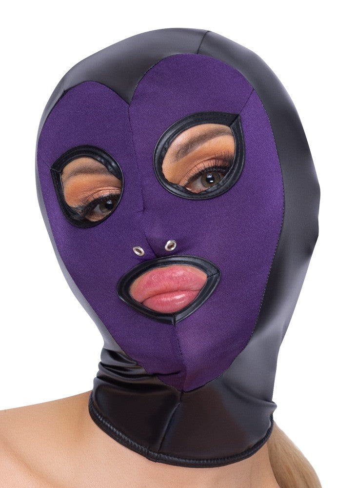 Maschera viso Head mask viola