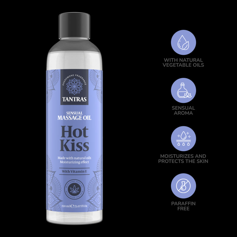 Olio lubrificante intimo per massaggi di coppia erotici tantras love Hot kiss