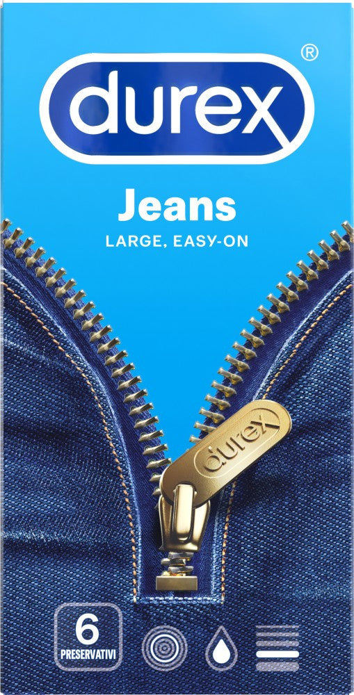 Preservativi DUREX jeans 6 PEZZI