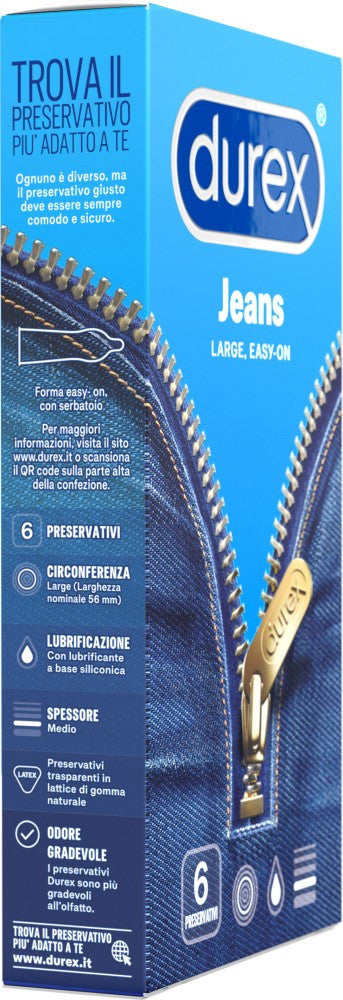 Preservativi DUREX jeans 6 PEZZI