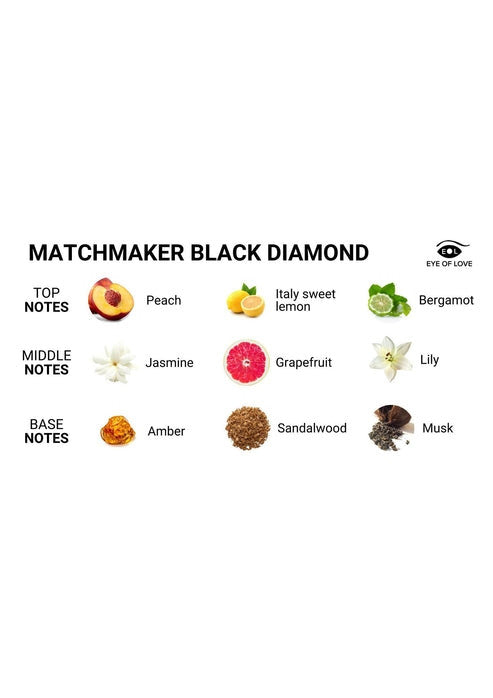 Profumo ai feromoni black diamond attract her 30 ml