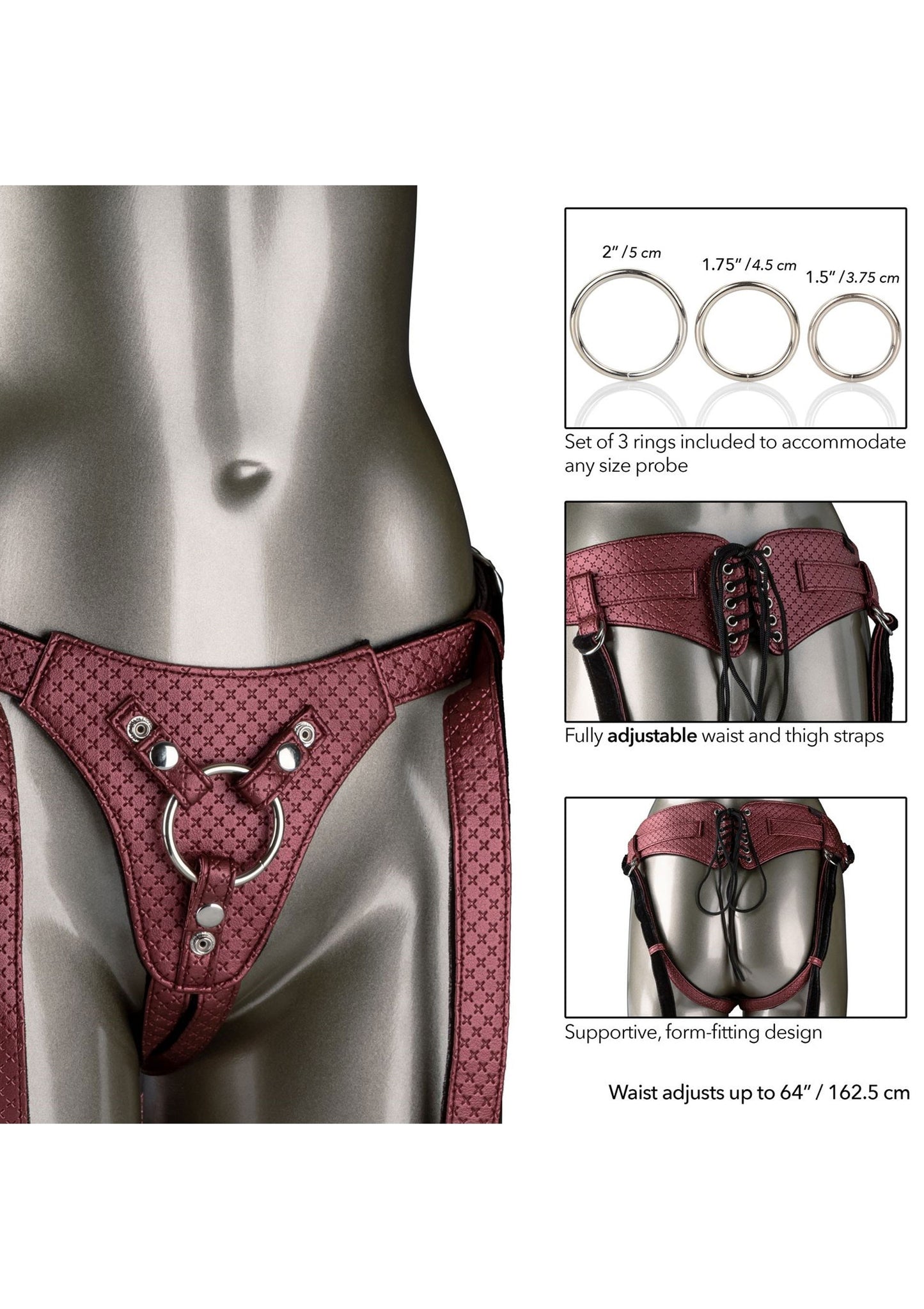 Strap on imbragatura per dildo fallo indossabile donna fetish The Regal Queen