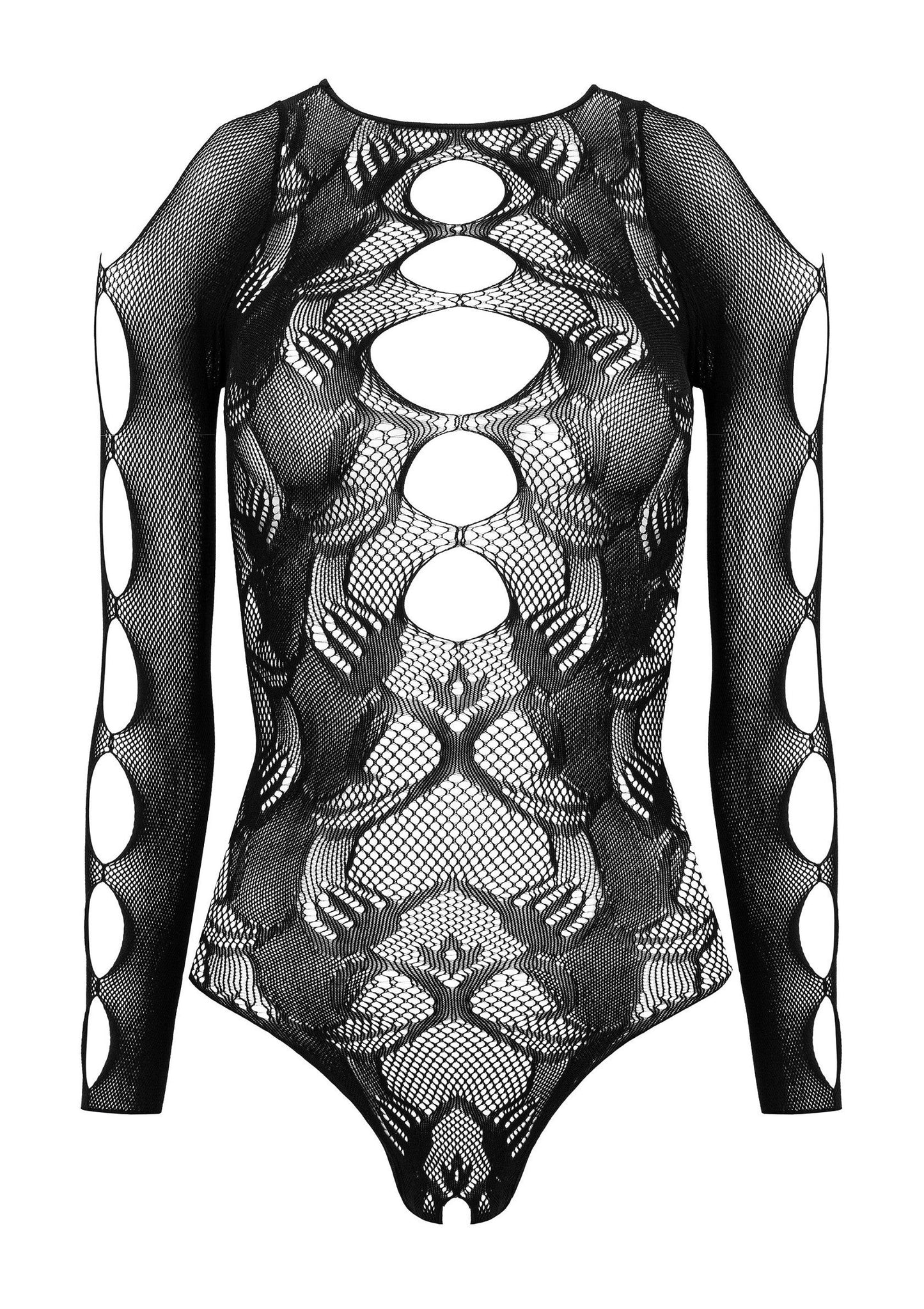 Body sensuale donna con cavallo aperto in pizzo Kotek