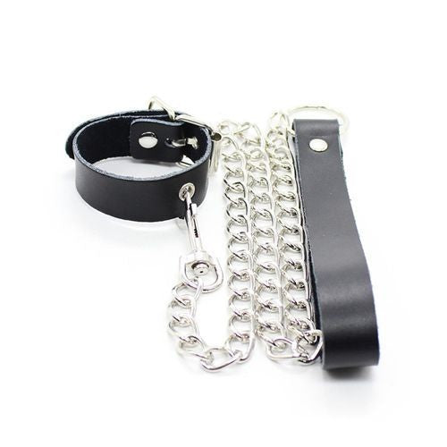 guinzaglio chain leash black bondage harness fetish kit sexy costrittivo nero