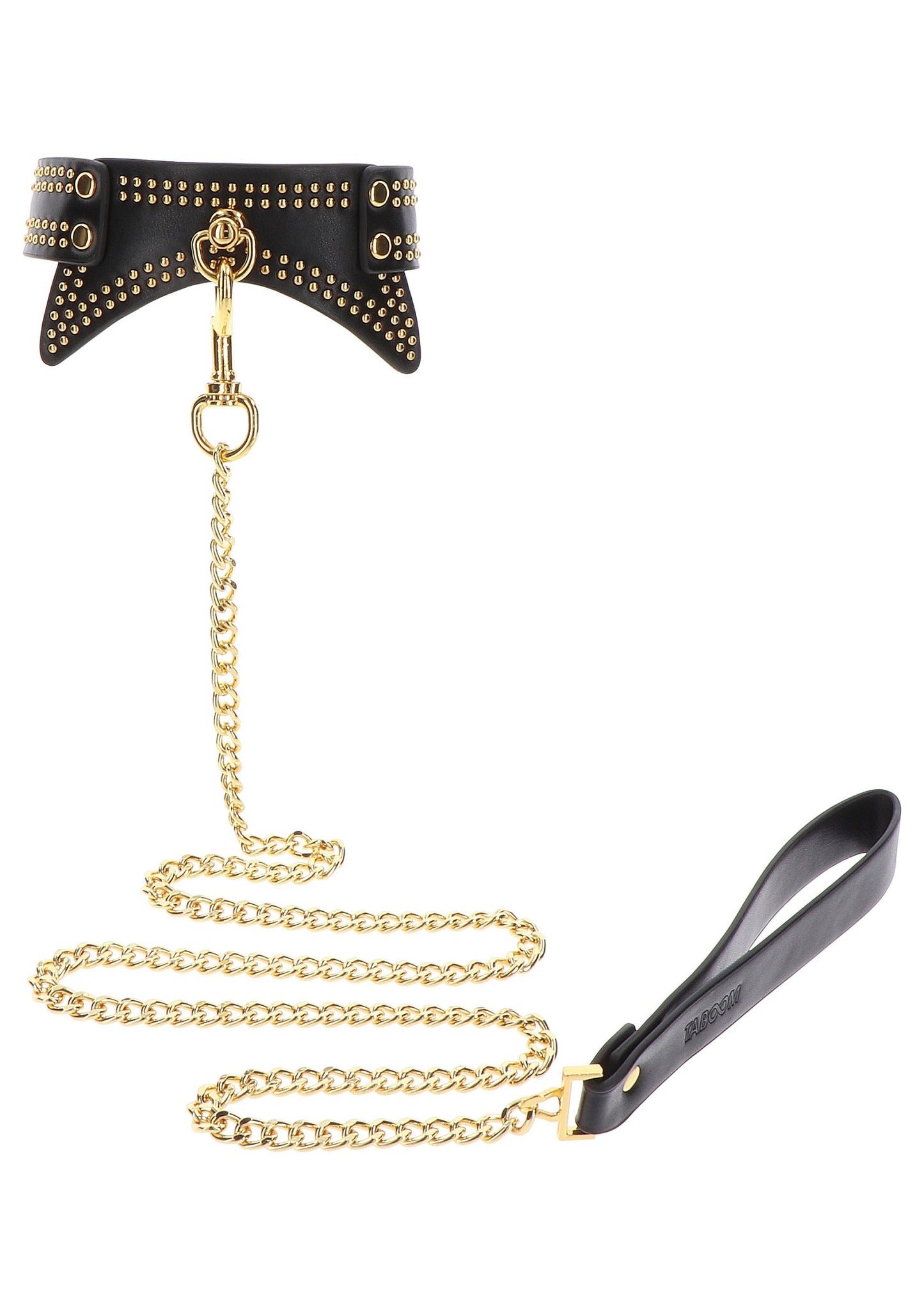 Collare con guinzaglio Studded Collar and Leash