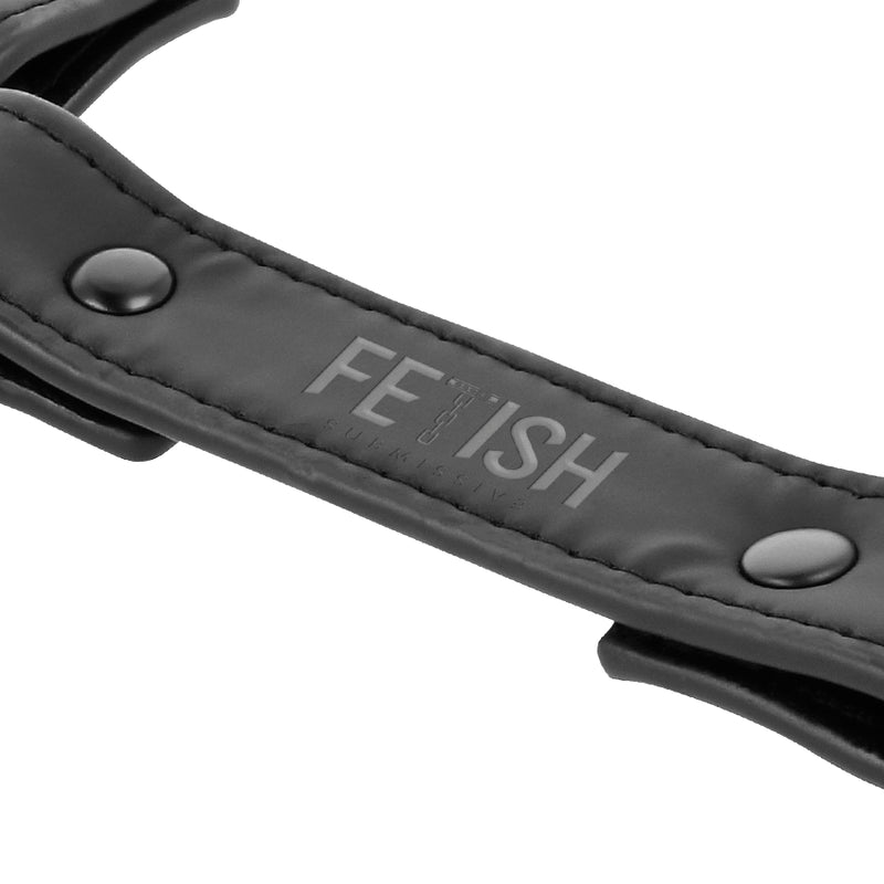 Costrittivo per manette FETISH SUBMISSIVE HOG TIE VEGAN LEATHER