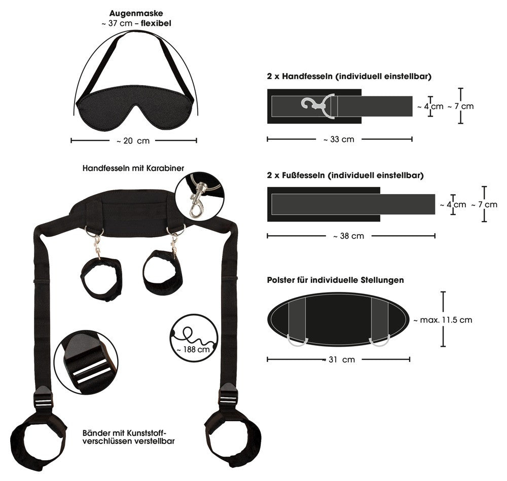 Costrittivo per polsi e caviglie Neck-Wrist-Ankle Restraint