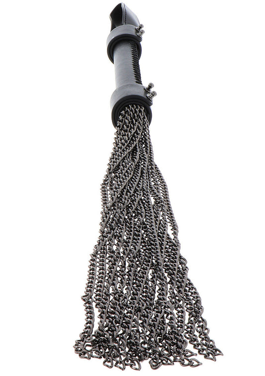 Frusta a catena in vera pelle Hidden Desire Masters