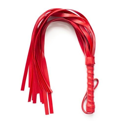 Frusta a frange squash whip red frustino bondage fetish sexy sadomaso set rosso