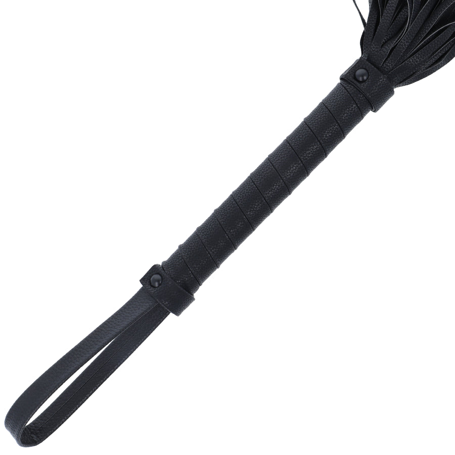 Frusta bondage nera in pelle accessorio fetish darkness