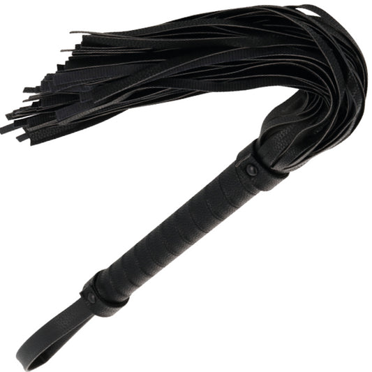 Frusta bondage nera in pelle accessorio fetish darkness