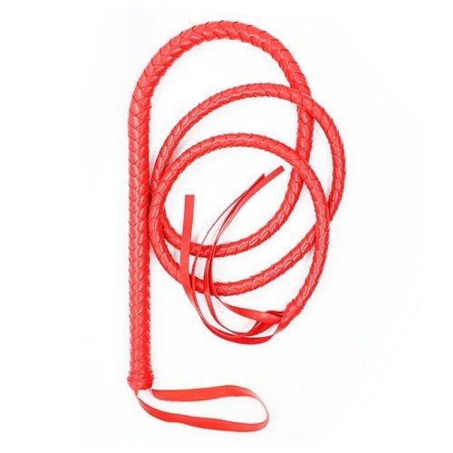 Frusta indy flog whip red  frustino bondage sexy rosso fetish harness mistress