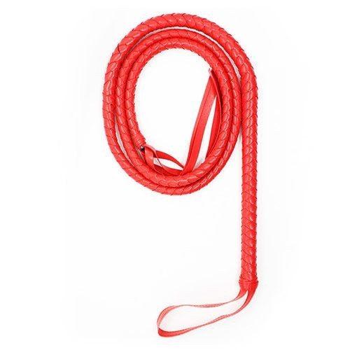 Frusta indy flog whip red  frustino bondage sexy rosso fetish harness mistress