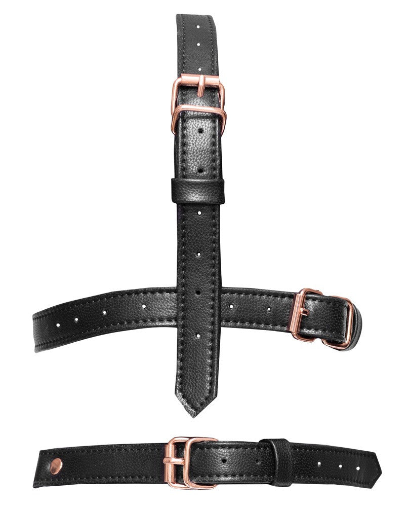Imbracatura per il viso head harness with a gag