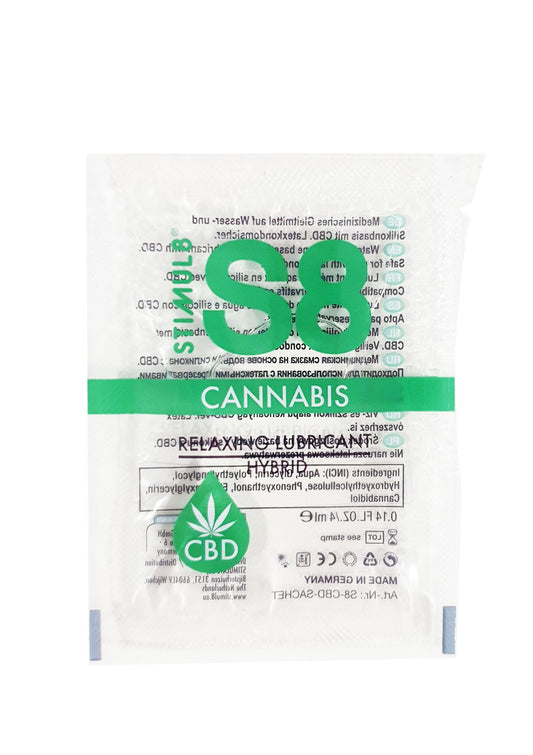 Lubrificante a base acqua S8 Hybrid Cannabis SACHET 4ml
