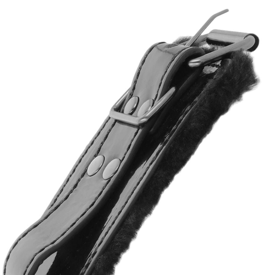 Manette con lucchetto DARKNESS WRIST RESTRAINTS BLACK