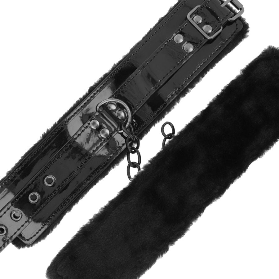 Manette con lucchetto DARKNESS WRIST RESTRAINTS BLACK