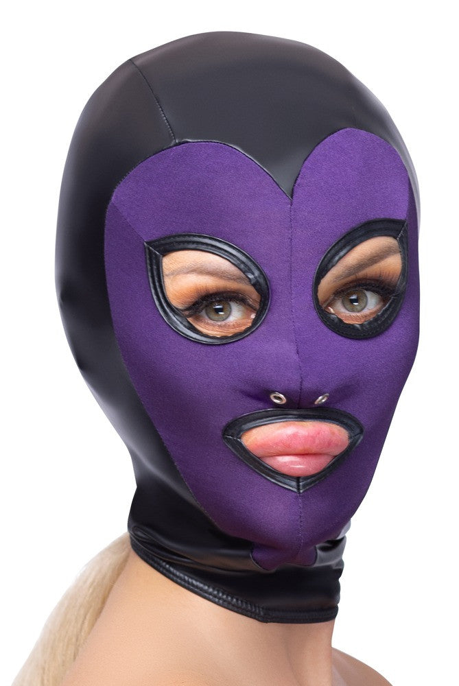 Maschera viso Head mask viola