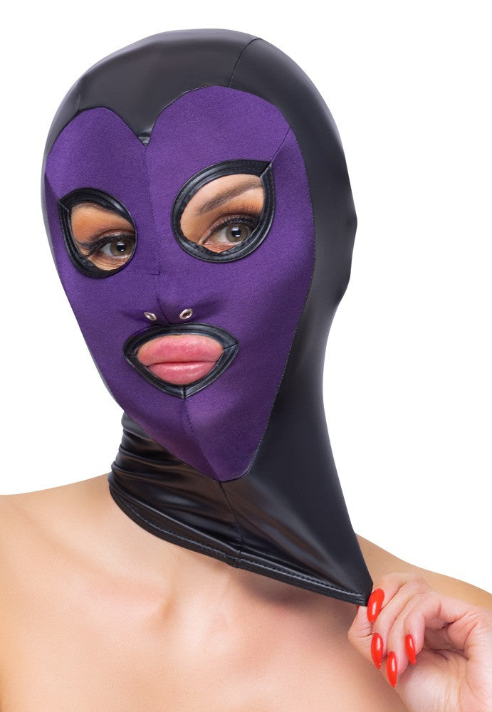 Maschera viso Head mask viola
