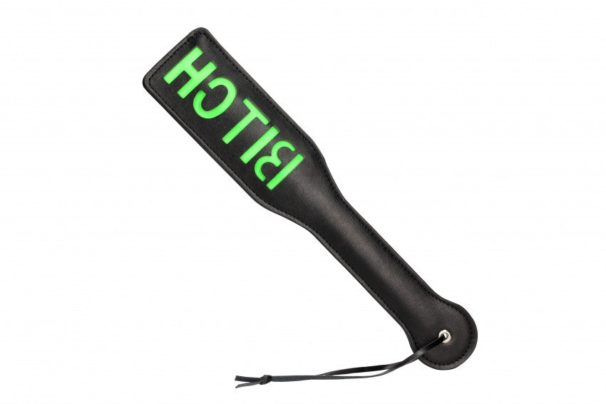 Sculacciatore "Bitch'' Paddle Glow in the Dark