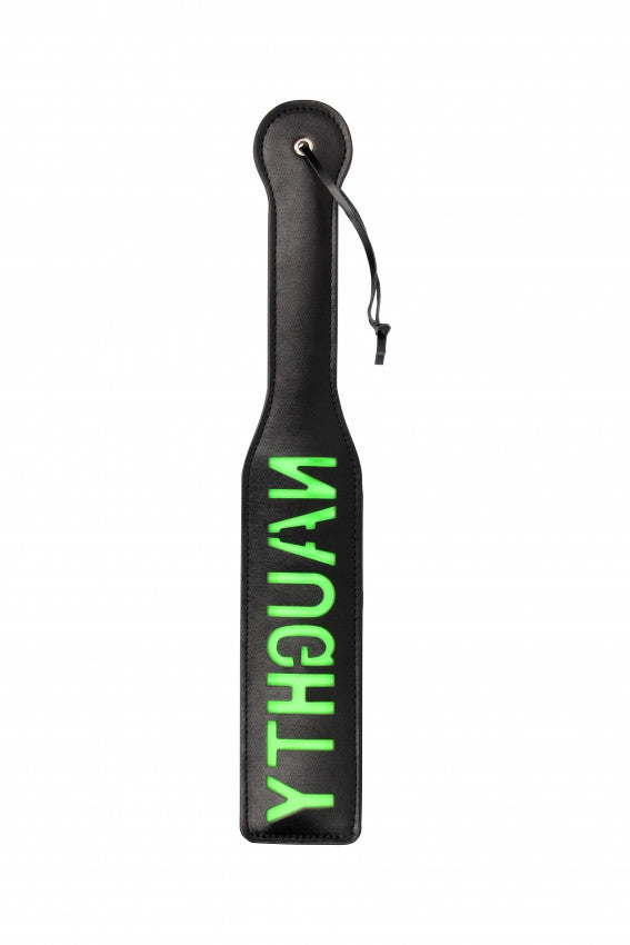 Sculacciatore "Naughty'' Paddle Glow in the Dark