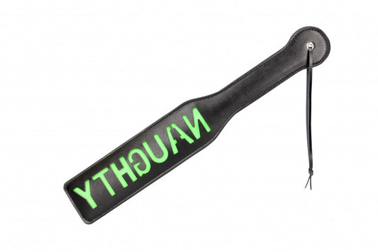 Sculacciatore "Naughty'' Paddle Glow in the Dark