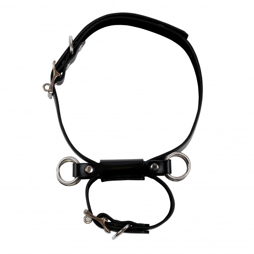 Set costrittivo polsini per gambe Kneeling Thigh Cuff Set Black