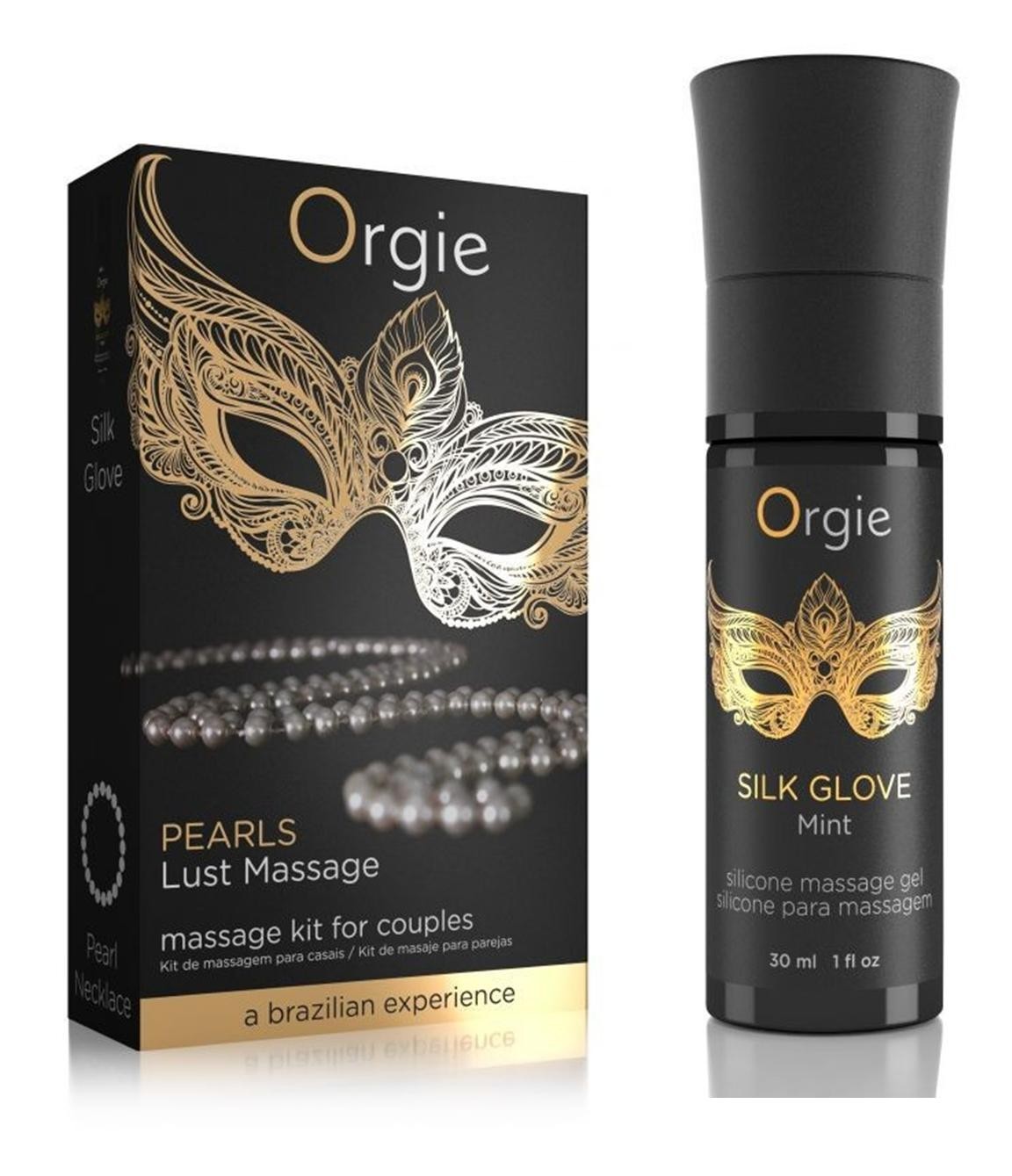 Set lubrificante  silicone orgie pearl lust set