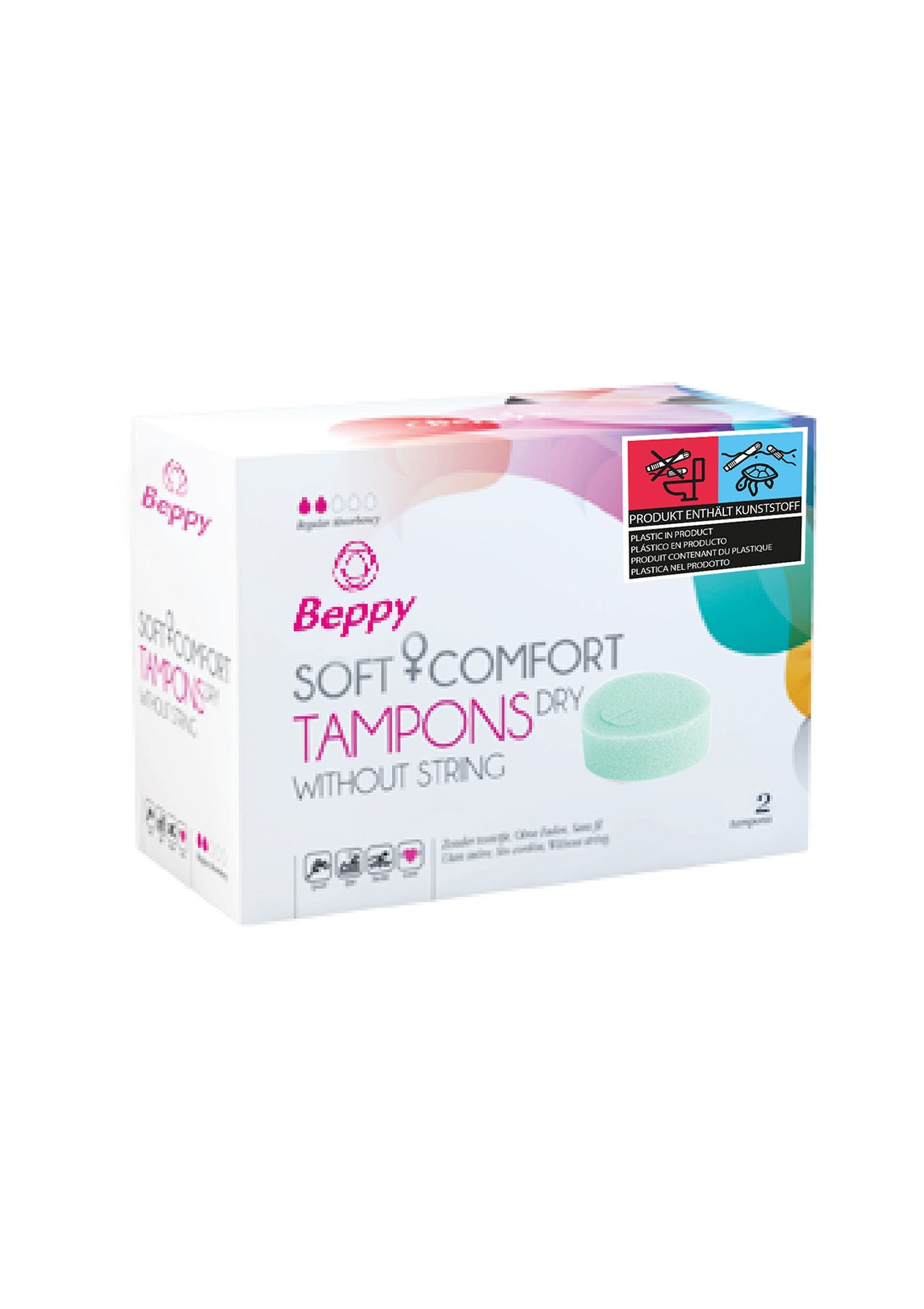 Tamponi vaginali Beppy Soft & Comfort Dry 2pcs green