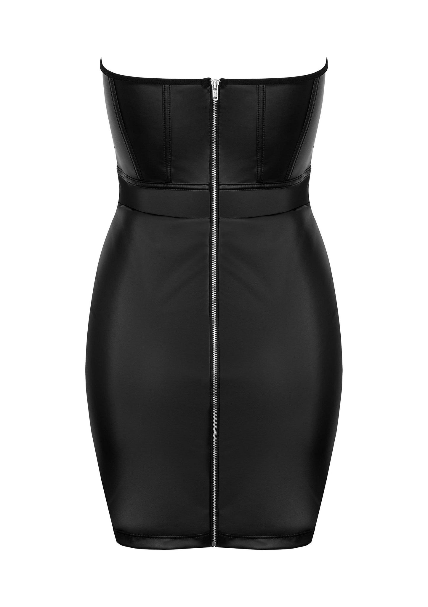 Vestito sexy in simil pelle Blackelia kotek